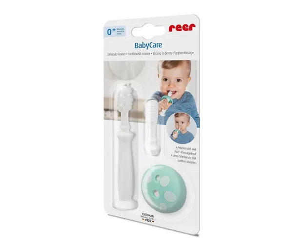 Set periute de dinti din silicon pentru antrenament BabyCare REER 79253
