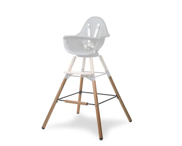 Set picioare cu suport pentru scaun de masa Childhome Evolu NaturalAntracit
