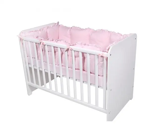 Set protectii laterale pentru pat 4 piese 60 x 120 cm Pink
