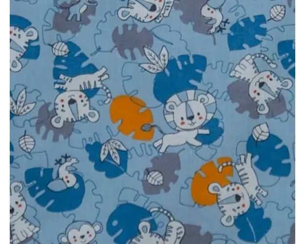 Set protectii patut bebelus Tiger Jungle 50 x 100 cm
