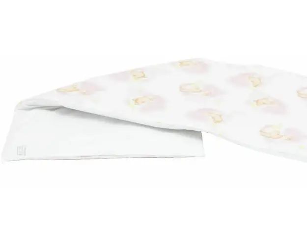 Set protectii patut Pink Bears Dream din bumbac 70 x 140 cm KidsDecor