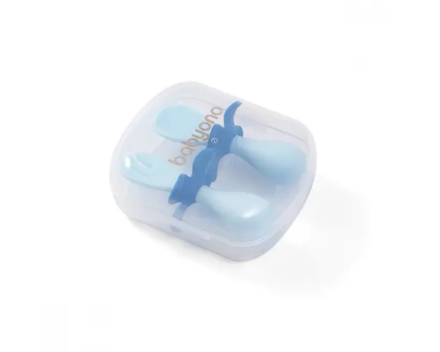 Set tacamuri Baby Ono ergonomice albastru