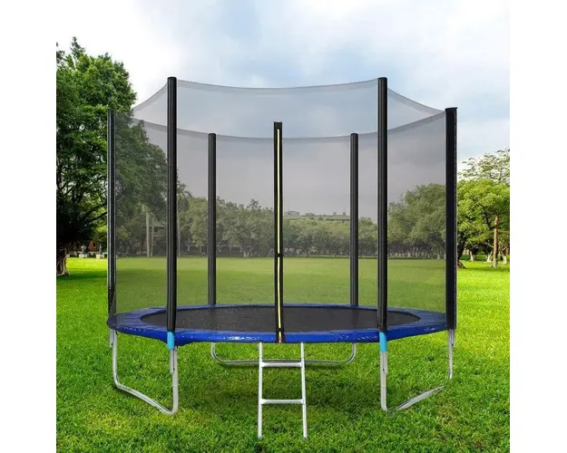 Set Trambulina 305 cm cu plasa si scarita In One IO0029