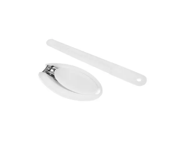 Set unghiera si pila Akuku A0045 alb