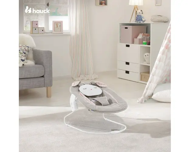Sezlong Alpha Bouncer 2in1 Powder Bunny Beige Bloom