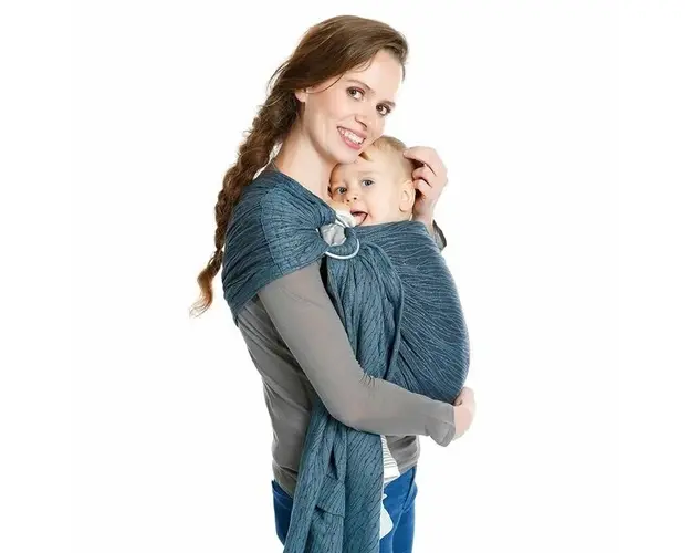 Sistem de purtare sling cu inel Babylonia BB-Sling 3.5kg-15kg Ornate Blue