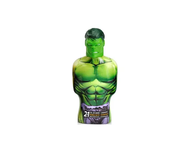 Spumant de baie si sampon, figurina 3D, Avengers, Hulk, 350ml