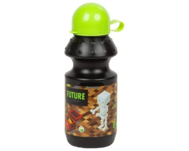 Sticla de apa BackUp pentru copii 330ml model Pixel