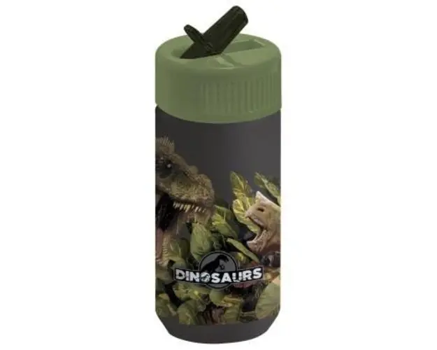 Sticla de apa Kidea pentru copii 330 ml dinozauri BADN18