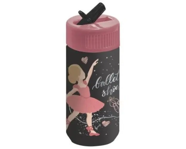 Sticla de apa Kidea pentru fete 330 ml balerina BABL11