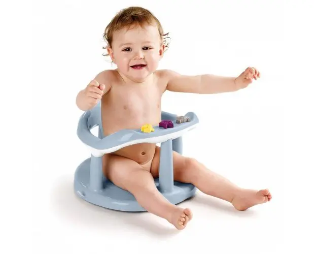 Suport ergonomic pentru baie Aquababy Baby Blue