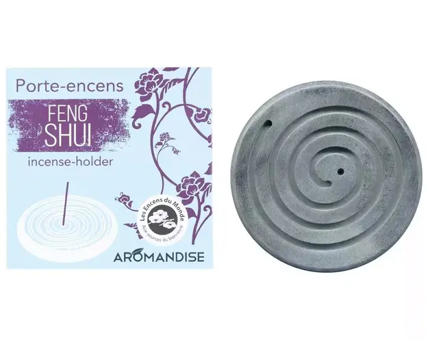 Suport pentru betisoare parfumate Aromandise din piatra Feng Shui