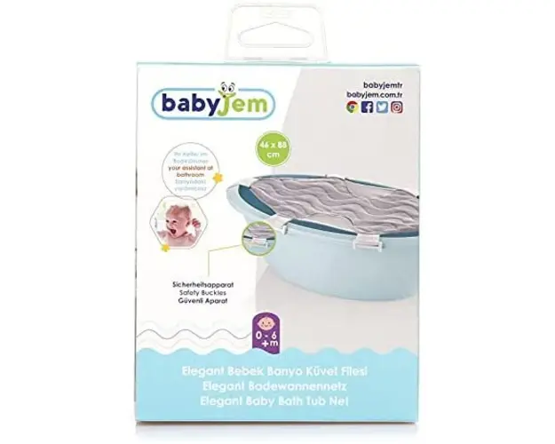 Suport textil pentru cadite Babyjem elegant White