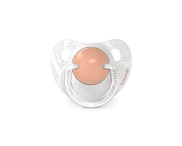 Suzeta anatomica din silicon 2 buc pentru 6-18 luni Dreams piersica