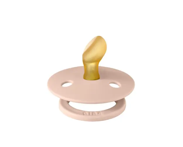 Suzeta Bibs Colour Latex tetina anatomica 0 luni + Blush