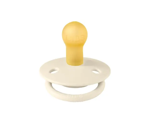 Suzeta Bibs de lux latex tetina rotunda 0 luni + Ivory