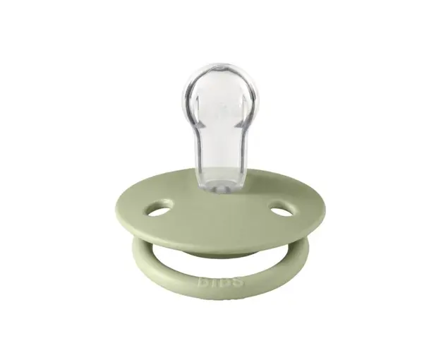 Suzeta de lux silicon Bibs tetina rotunda marime universala 0-3 ani Sage