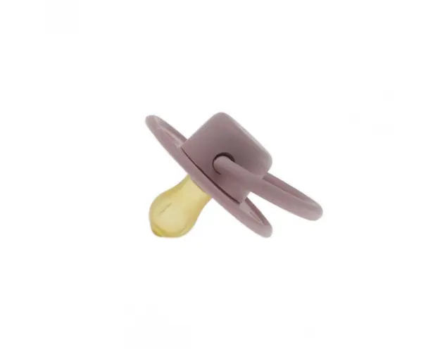 Suzeta rotunda latex Minut Baby 0-6+ roz