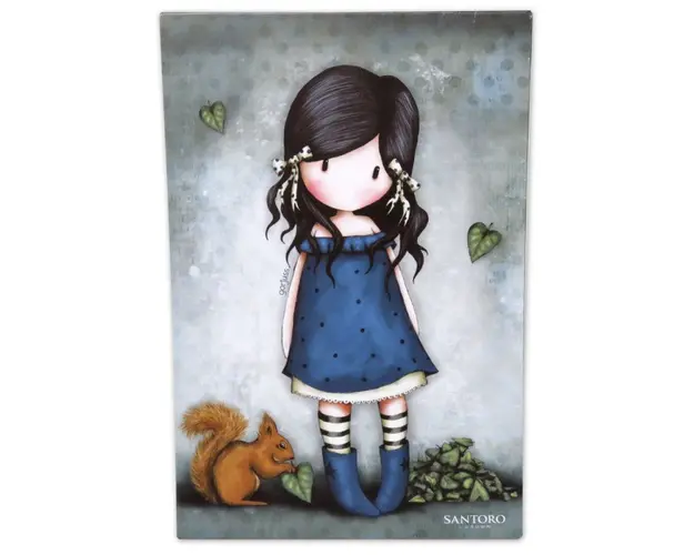 Tablou 19x29 canvas Gorjuss You Brought Me Love