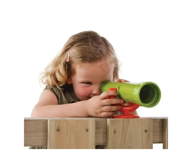 Telescop pentru spatii de joaca verde lime-orange KBT