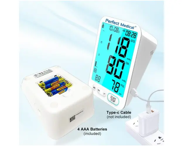Tensiometru de brat Perfect Medical cu adaptor USB C