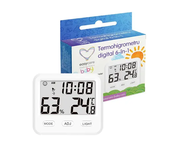 Termohigrometru digital Easycare Baby 6in1