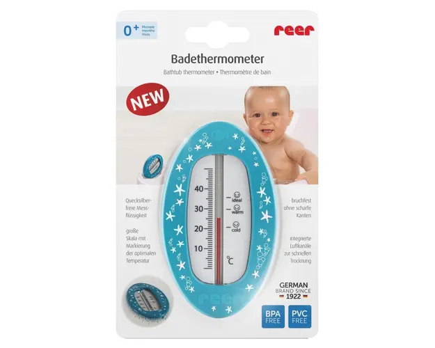 Termometru de baie albastru REER 24113