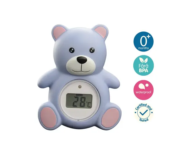 Termometru de baie Easycare Baby digital 2 in 1 ursulet