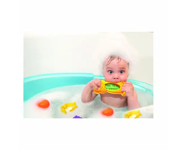 Termometru de baie si camera Broscuta Gri