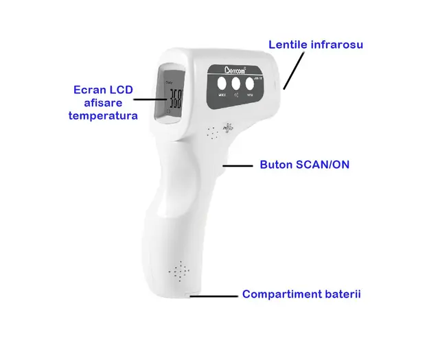 Termometru non contact cu infrarosu Berrcom