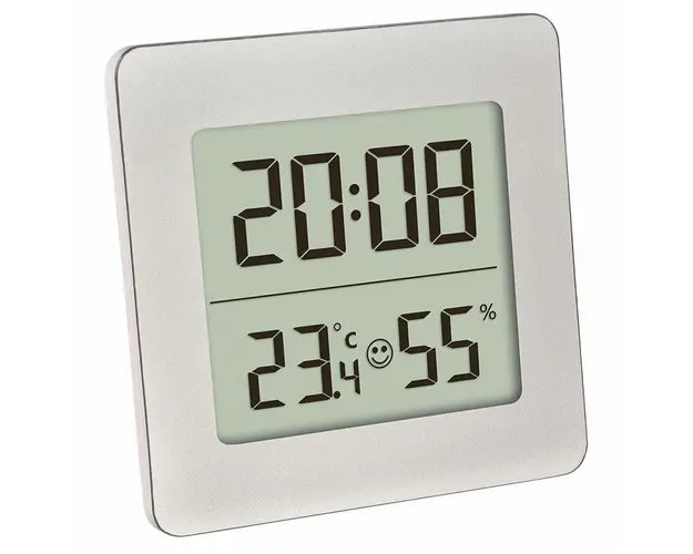 Termometru si higrometru digital cu ceas si alarma TFA 30.5038.54