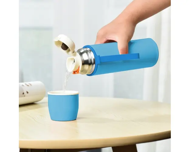 Termos albastru 500ml Sevibebe
