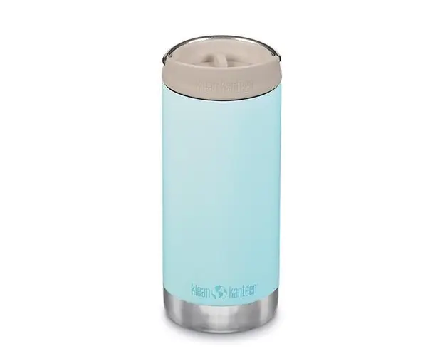 Termos TKWide din otel inoxidabil 355 ml cu capac Klean Kanteen Blue Tint