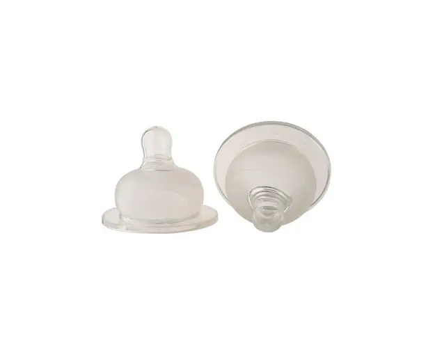 Tetina silicon, gat larg, 2 buc 3L+ Rotho babydesign
