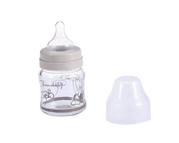 Set 2 biberoane sticla gat larg 120ml Savana
