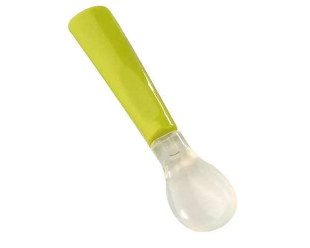 Set 2 lingurite cu varf din silicon verdeturcoaz