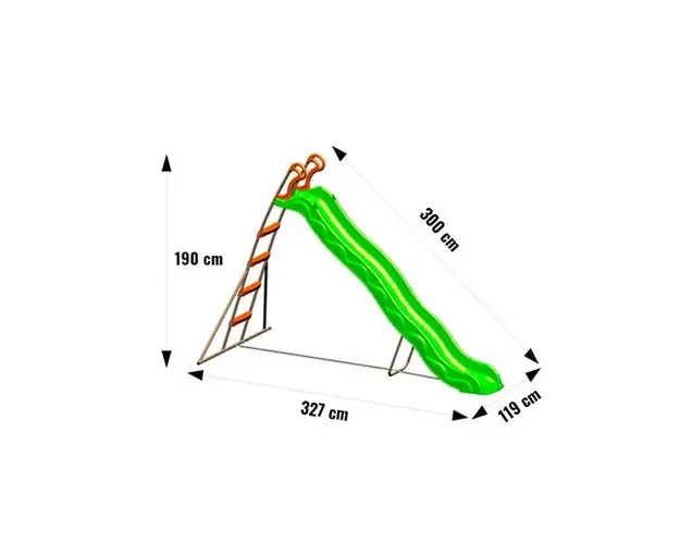 Tobogan cu scara Actu 300 cm