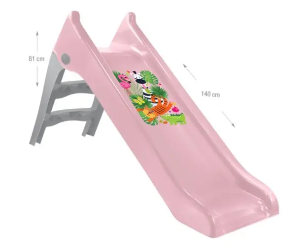 Tobogan Mochtoys Jungle roz pastel 140 cm