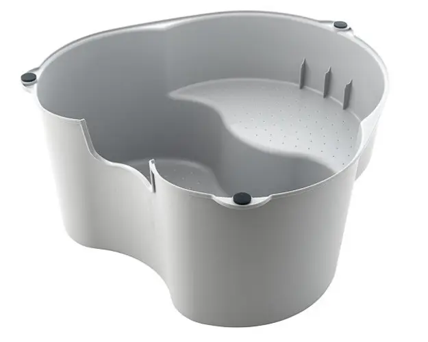 Treapta ajutor lavoar Top White Rotho