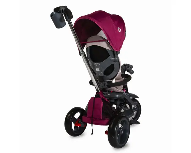 Tricicleta multifunctionala 4 in 1 cu sezut reversibil Coccolle Velo Violet