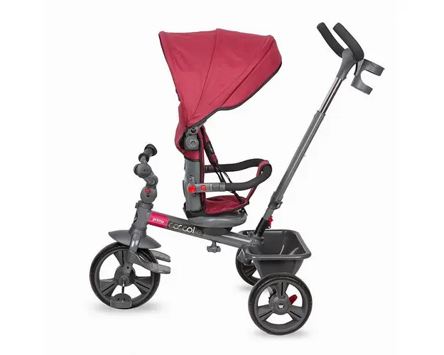 Tricicleta multifunctionala cu sezut reversibil Coccolle Primo Magenta