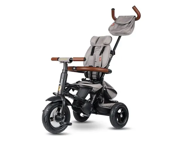 Tricicleta pliabila Qplay Rito Deluxe gri