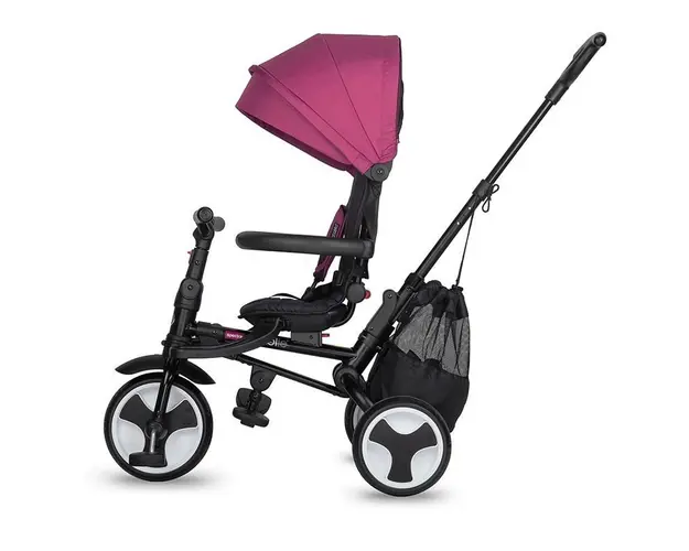 Tricicleta ultrapliabila Coccolle Spectra Plus roti spuma EVA Magenta