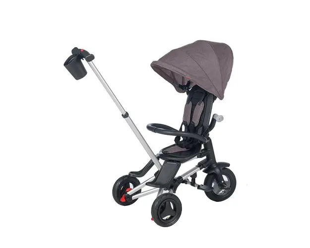 Tricicleta ultrapliabila cu roti Eva Qplay Nova negru
