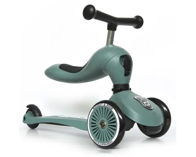 Trotineta copii transformabila 2 in 1 Scoot Ride HighwayKick 1 Forest