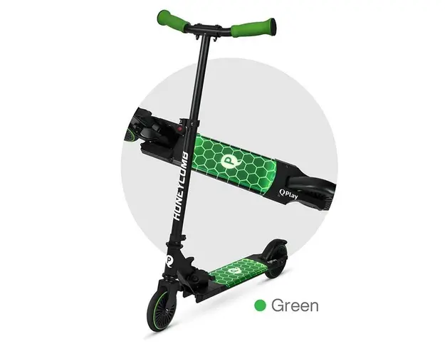 Trotineta led QPlay Honeycomb Verde
