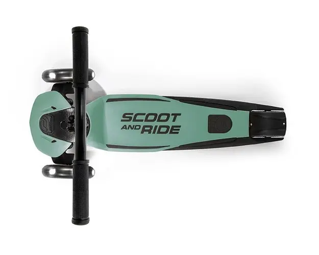 Trotineta pliabila pentru copii si adulti cu roti luminoase Scoot Ride Highwaykick 5 Forest