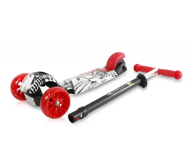 Trotineta reglabila pentru copii Draxter 3 ani+ Black Graffiti
