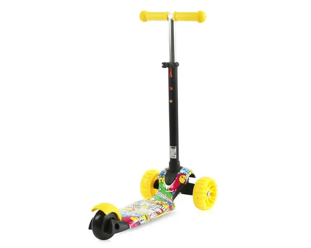 Trotineta reglabila pentru copii Draxter 3 ani+ Graffiti Smile