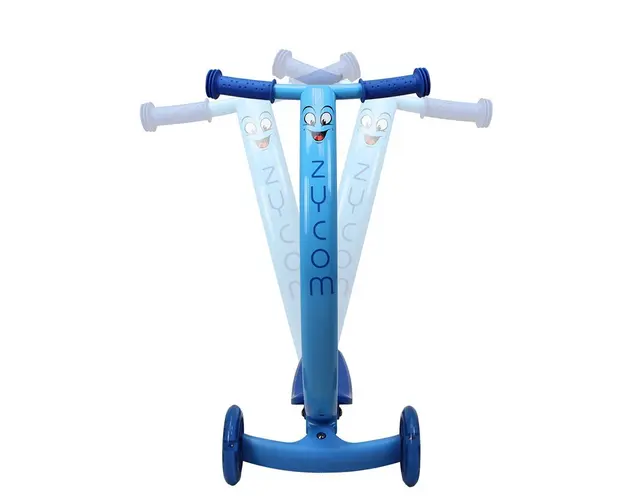 Trotineta Zipster Albastra cu roti led